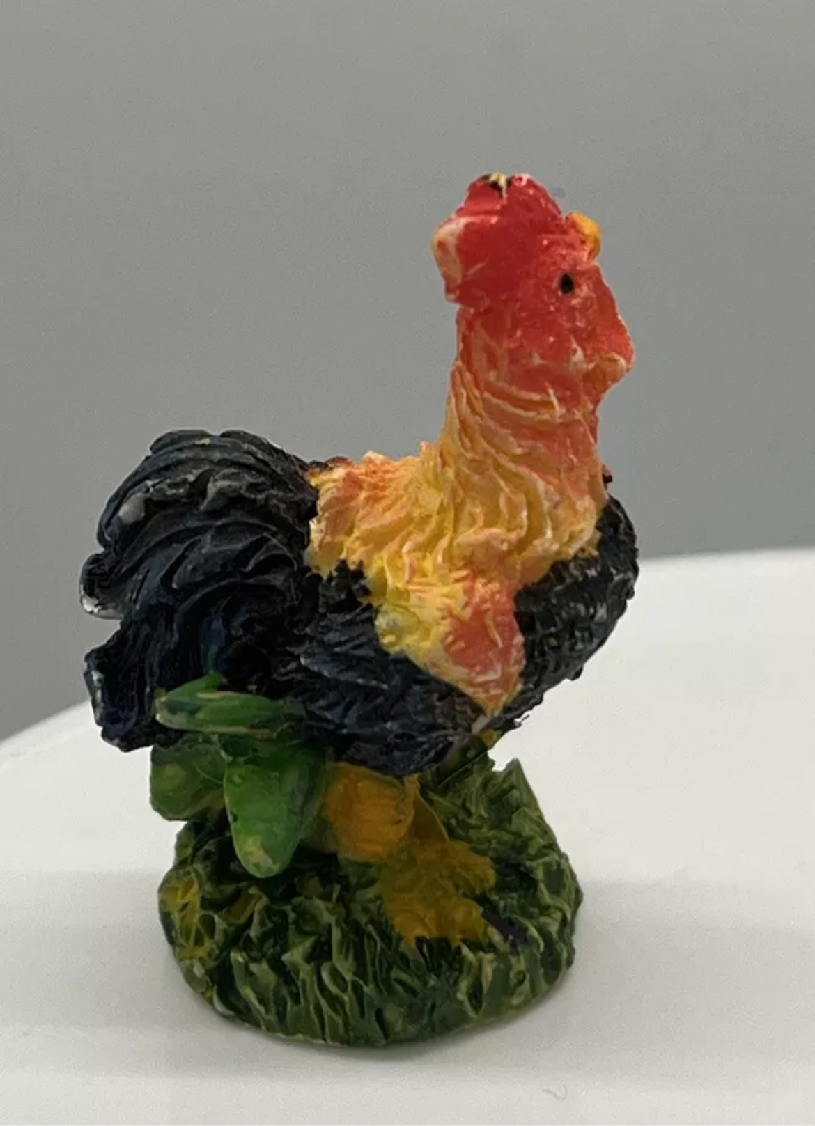 Dolls house cockerel resin