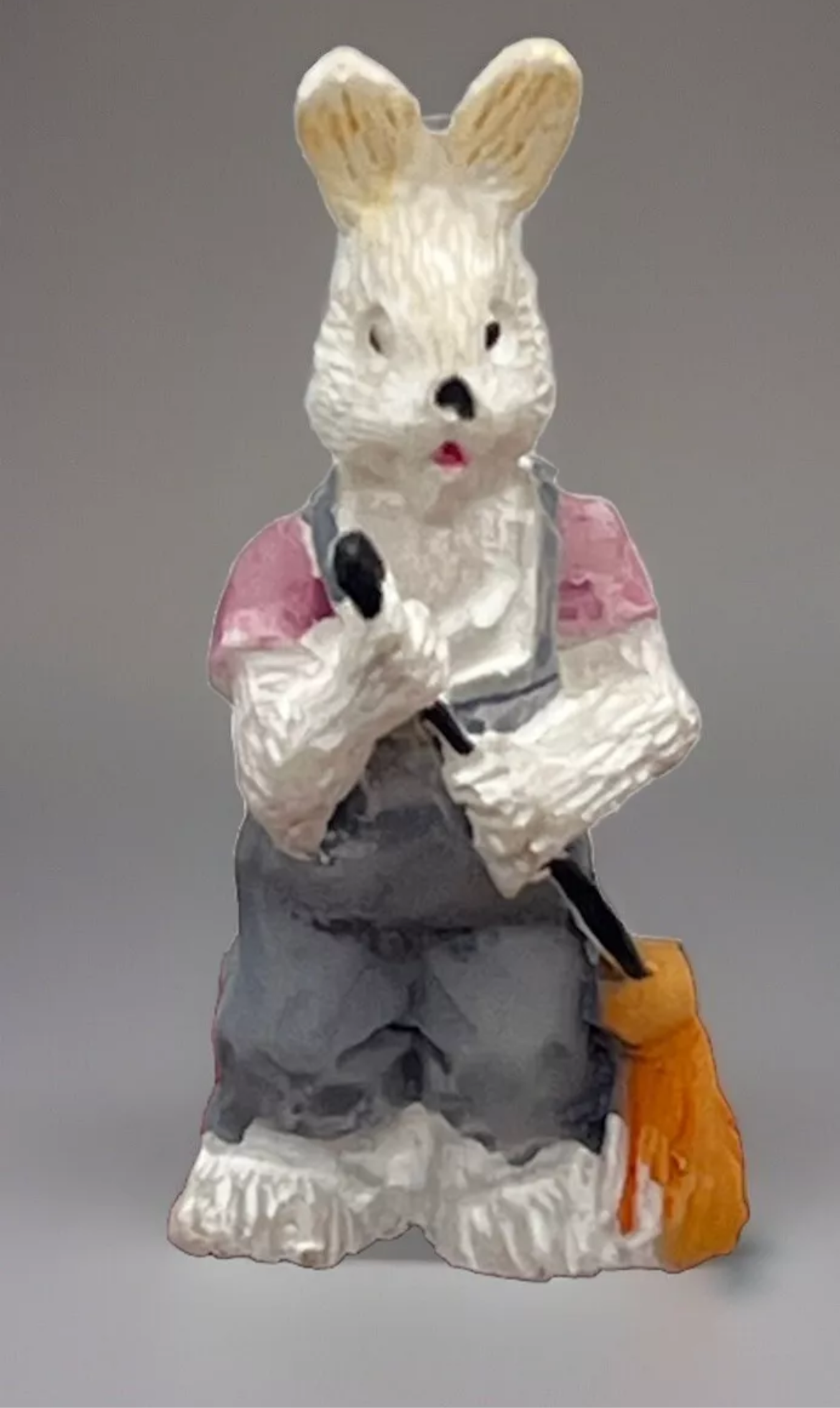 Dolls house ornamental resin Reggie rabbit