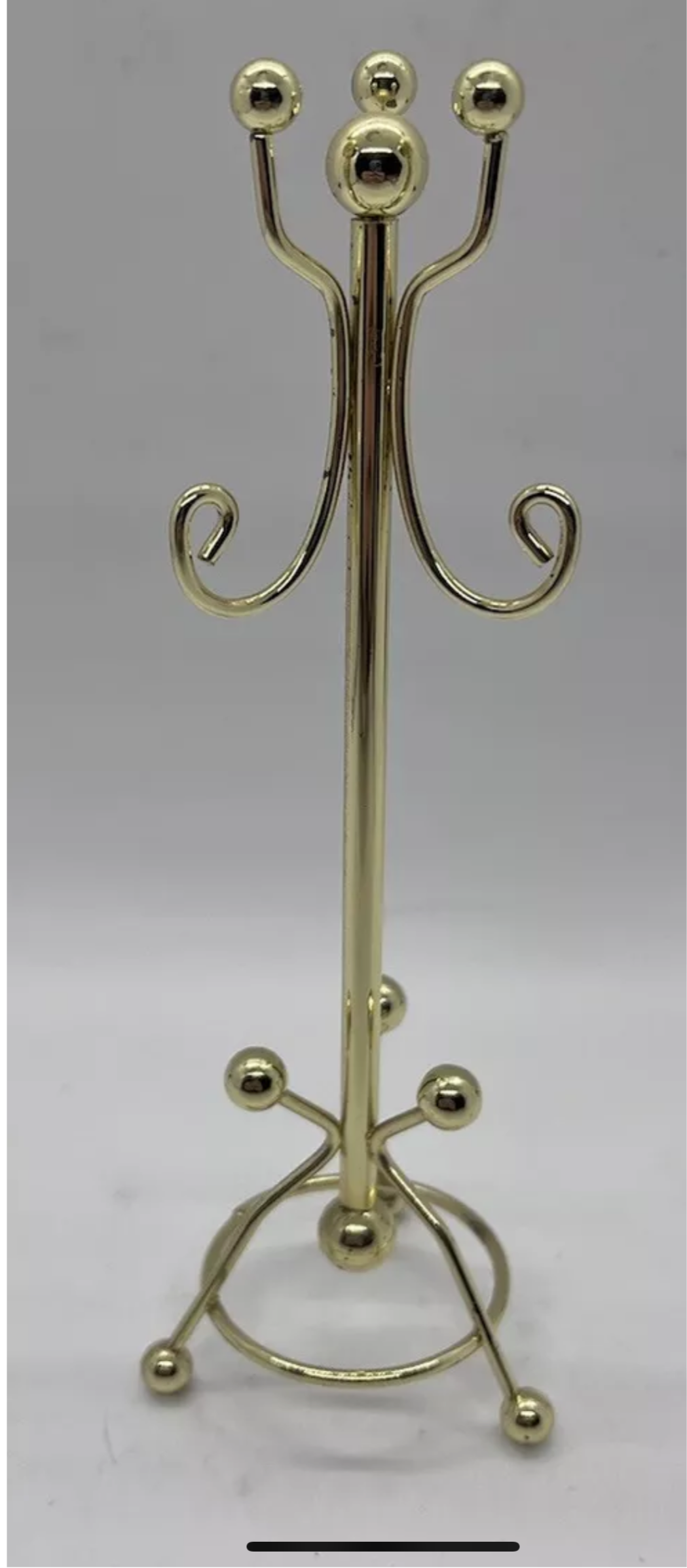Dolls house cloak hat stand metal x one NEW