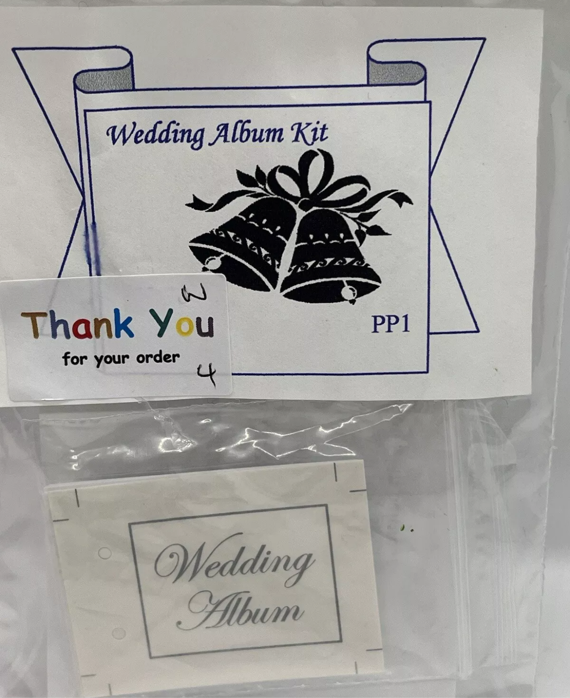 Dolls house wedding album kit new