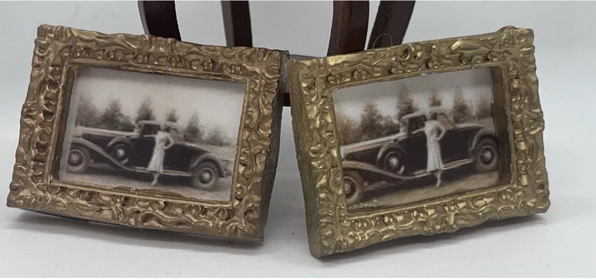 Dolls house print in frame x 1