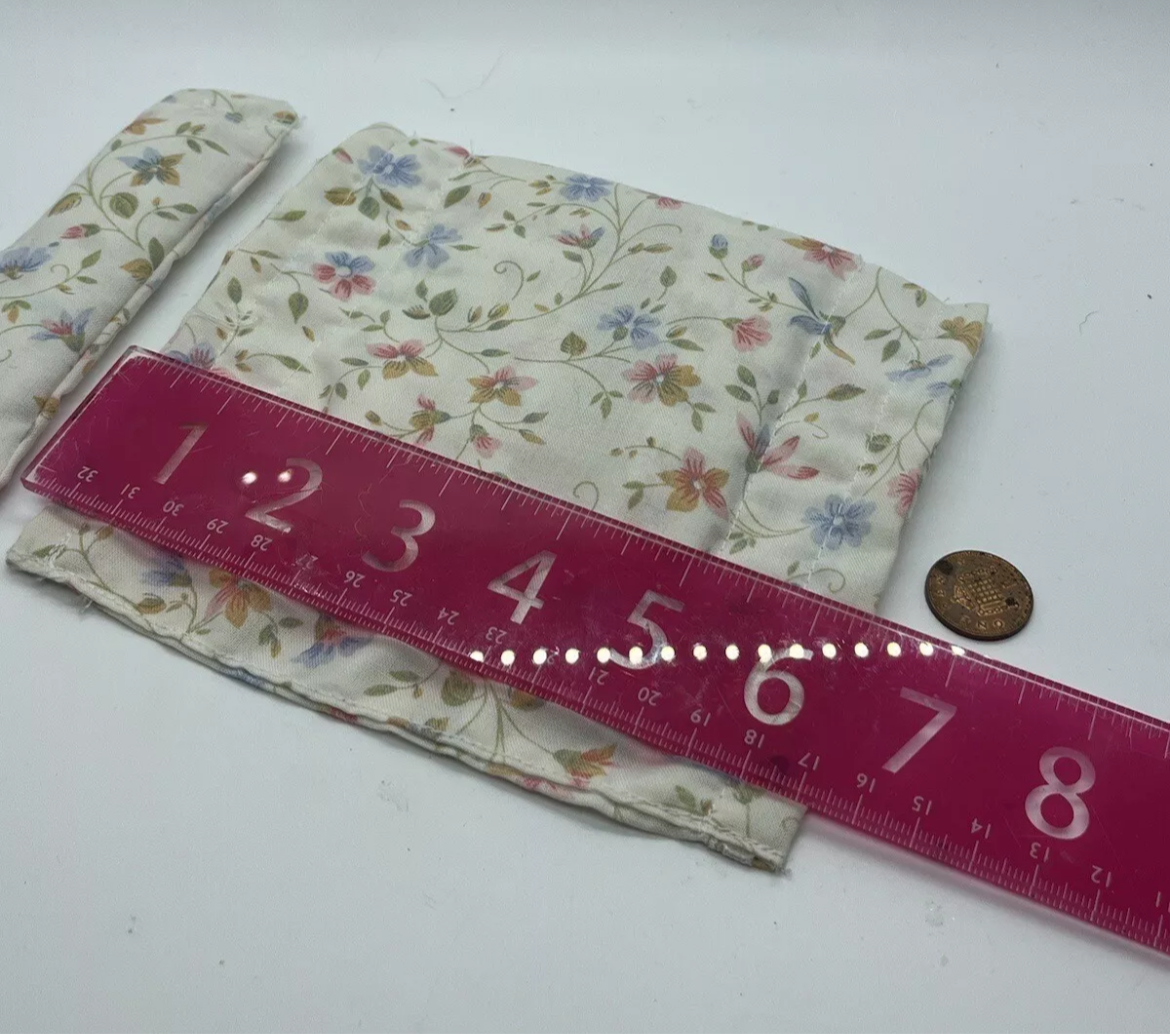 Dolls house bedding set handmade