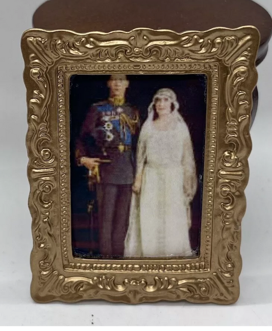 Dolls house print in frame royal wedding