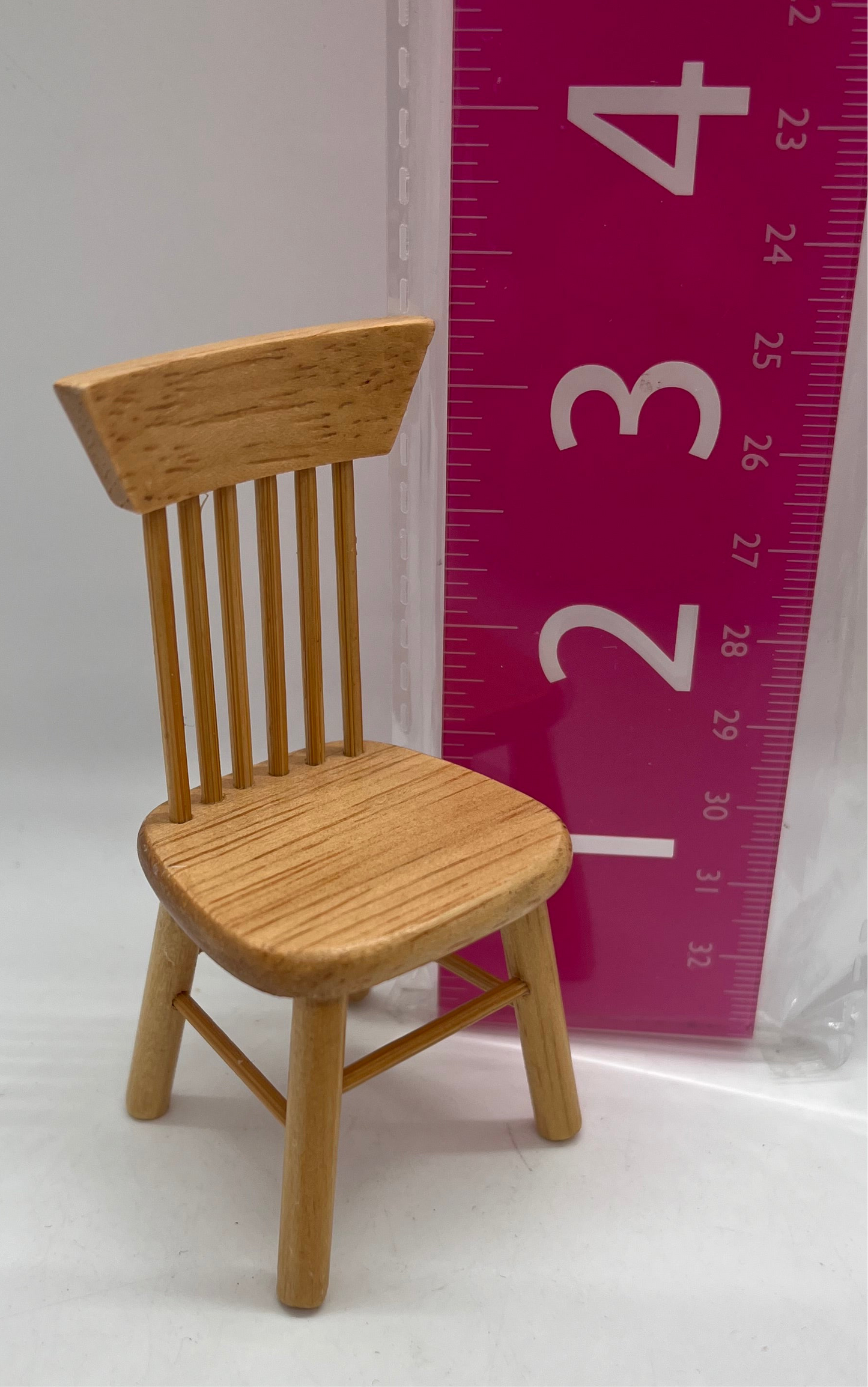 Dolls house chair pine