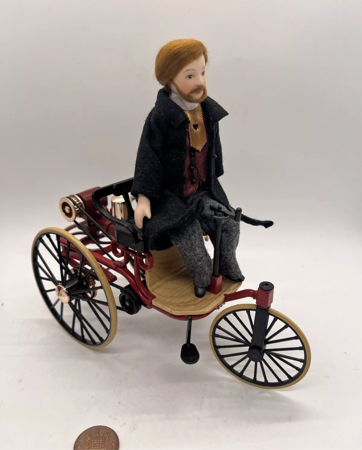 Dolls house new Victorian car in box