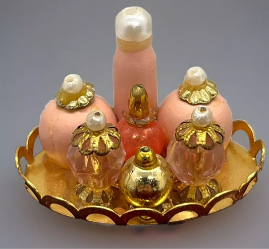 Dolls house perfume tray