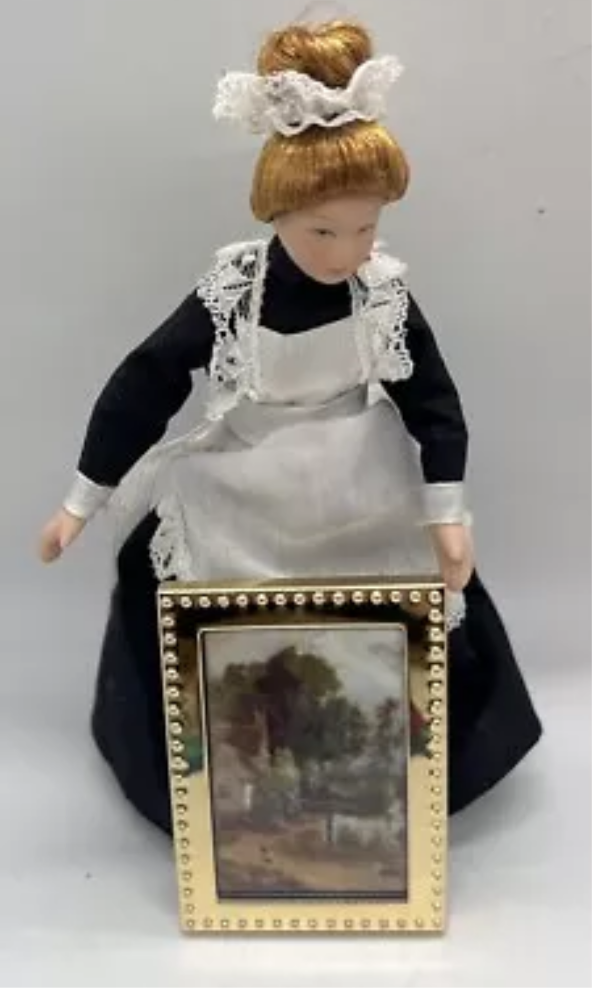 Dolls house print in frame