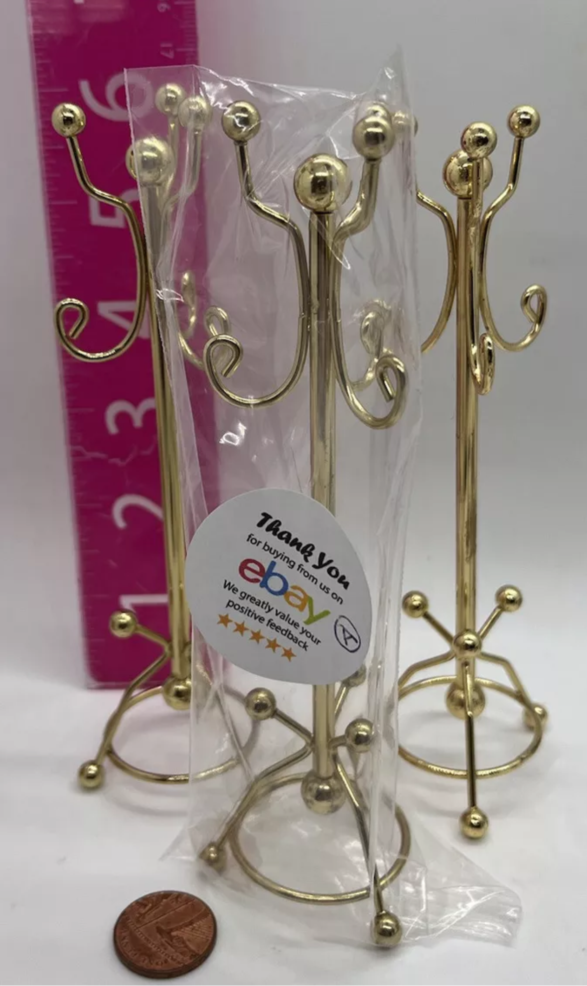 Dolls house cloak hat stand metal x one NEW