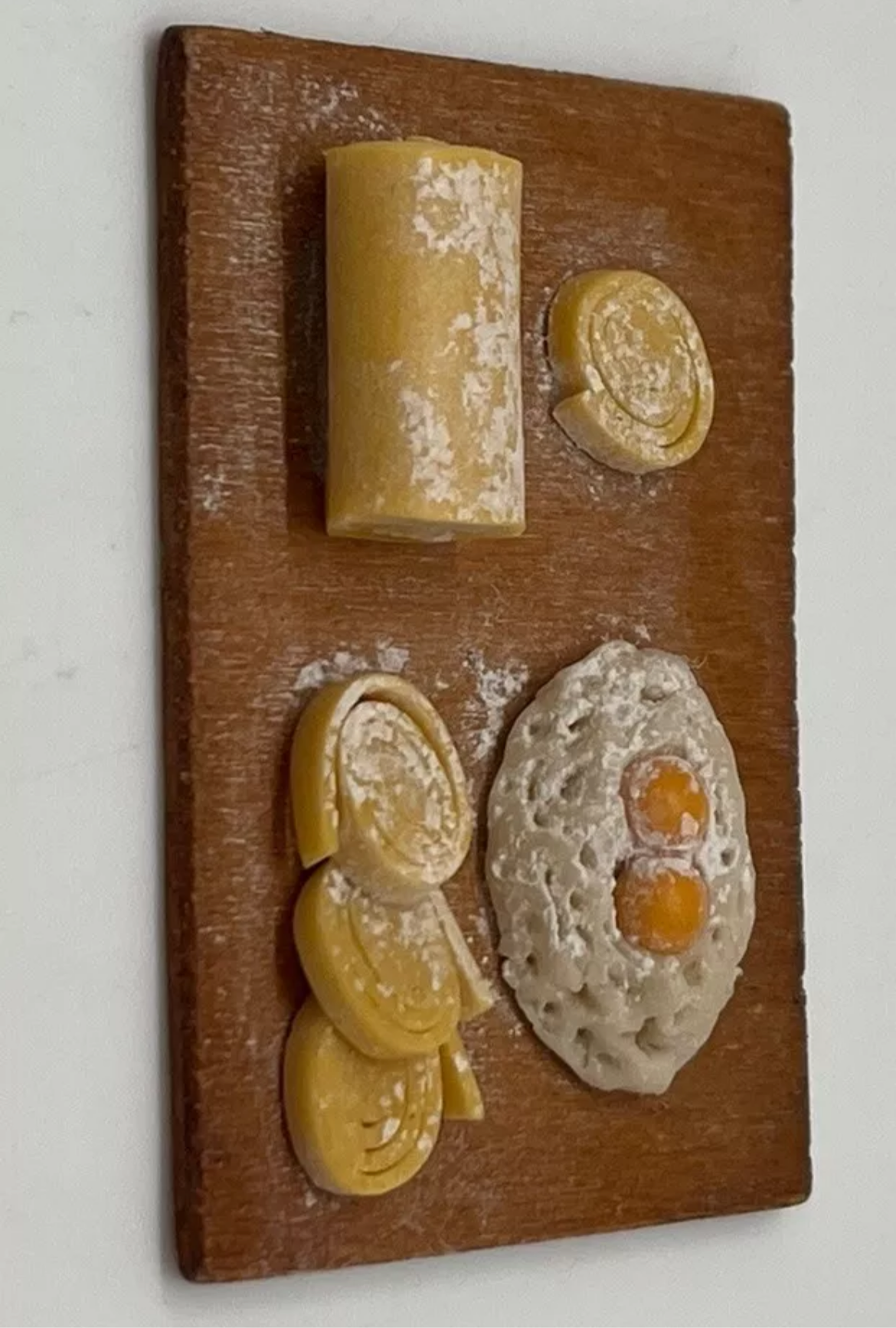 Dolls house pasta on board