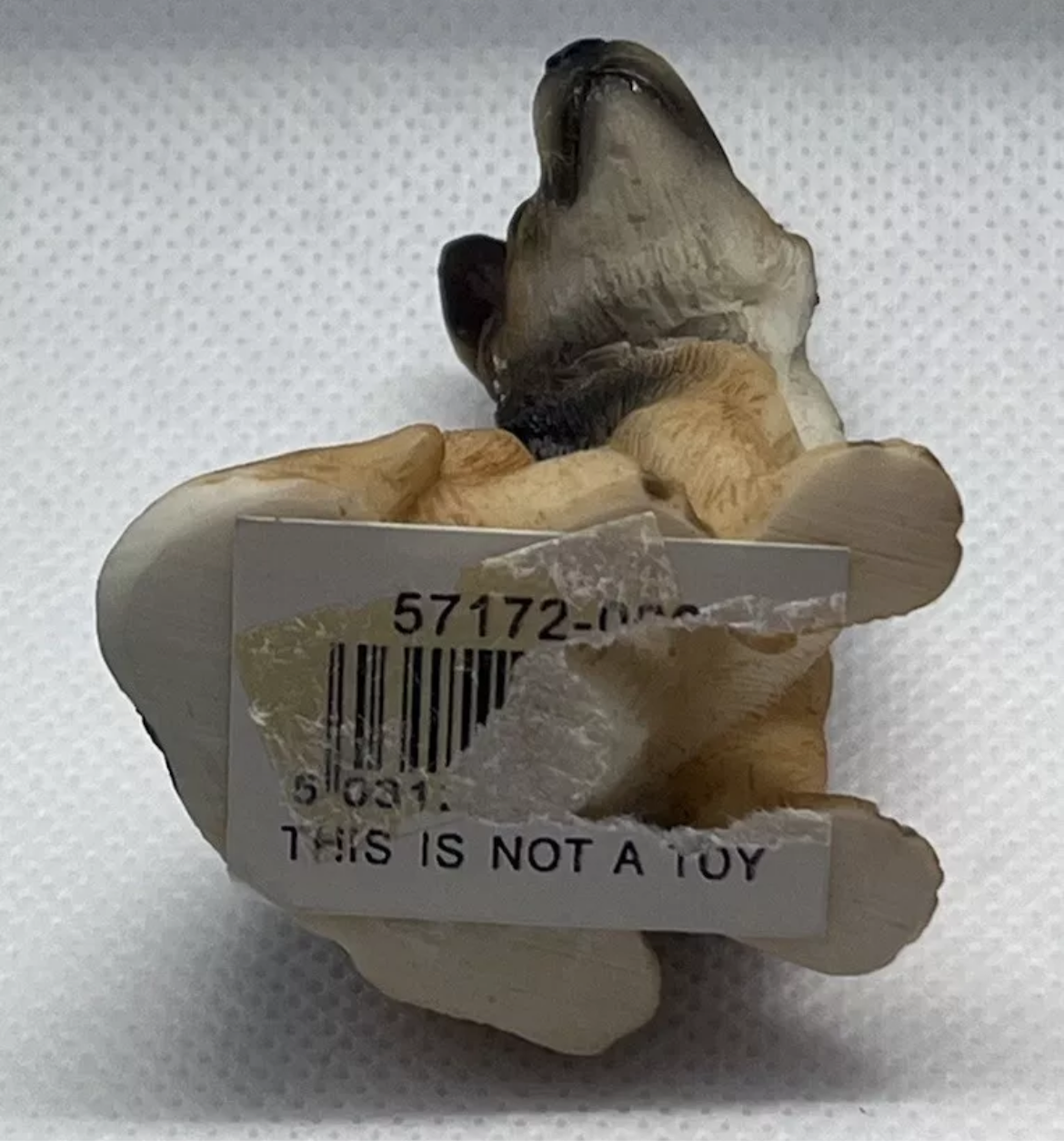 Dolls house resin dog & all accessories