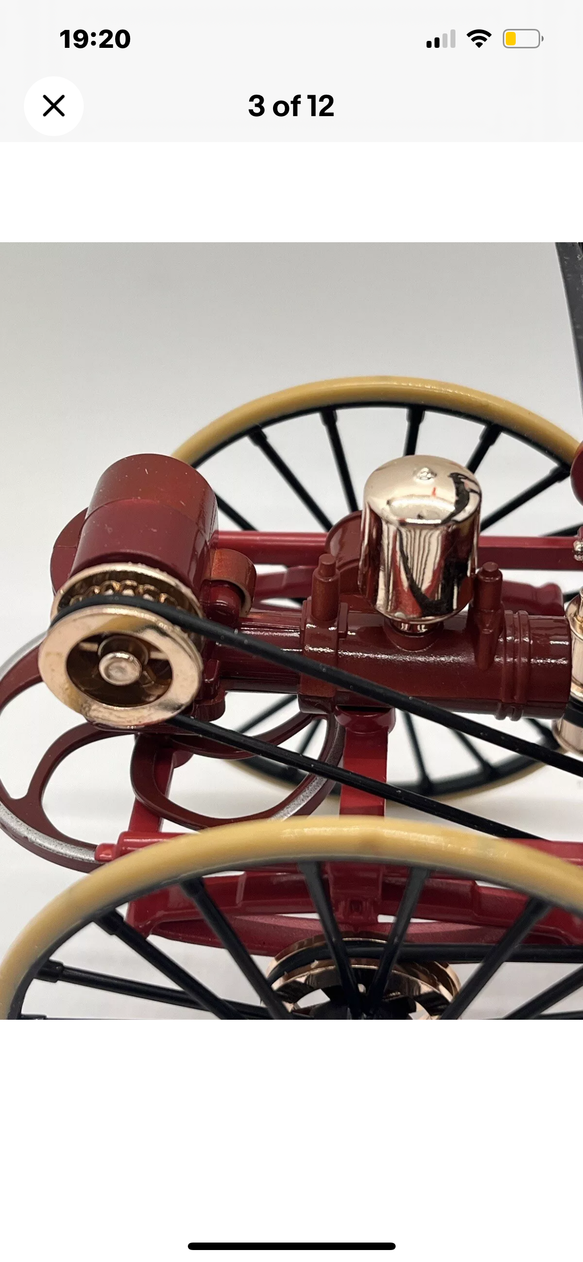 Dolls house new Victorian car in box