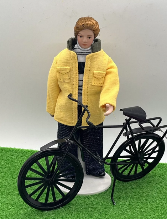 Dolls house metal bike