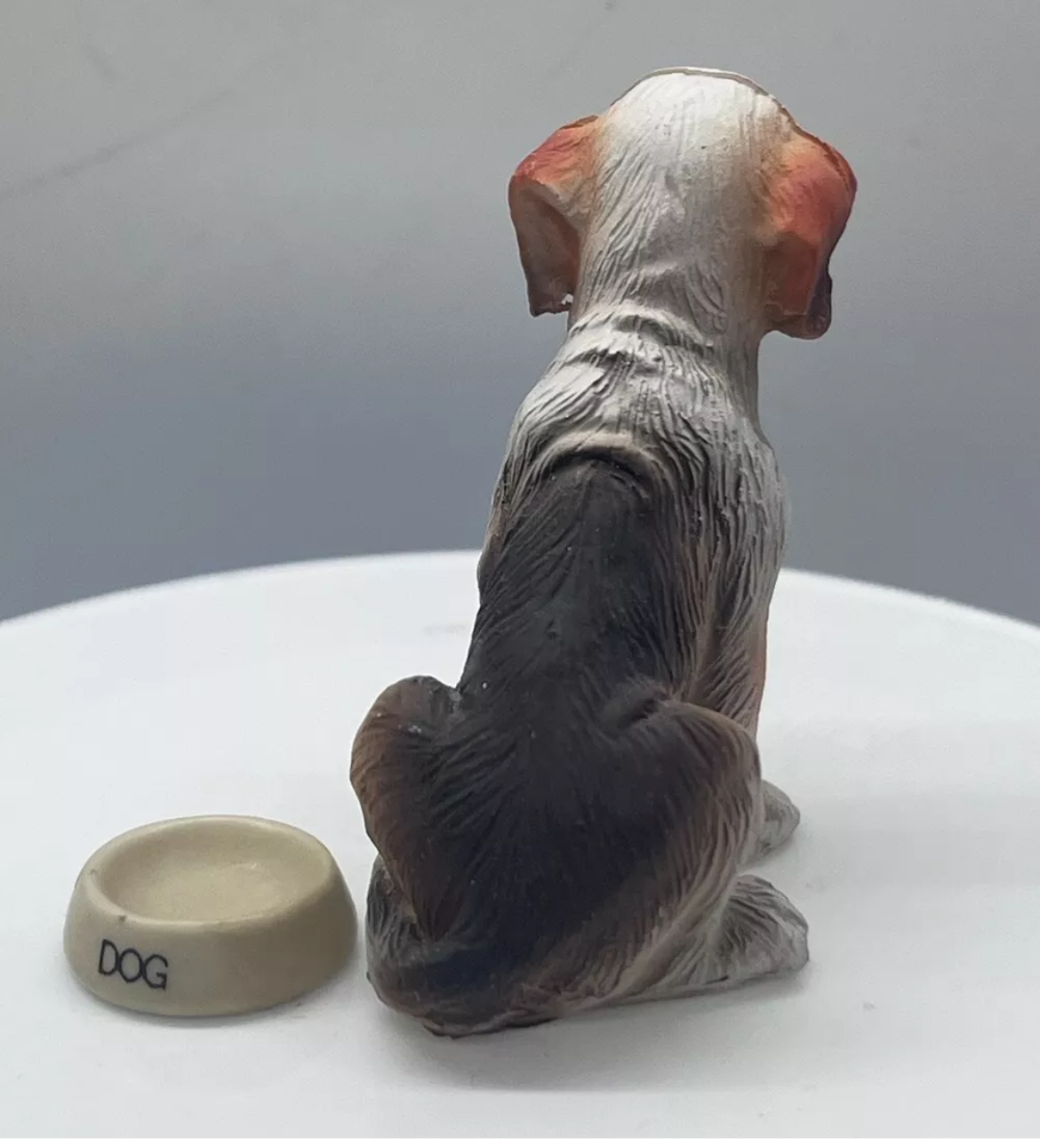 Dolls house large dog and bowl