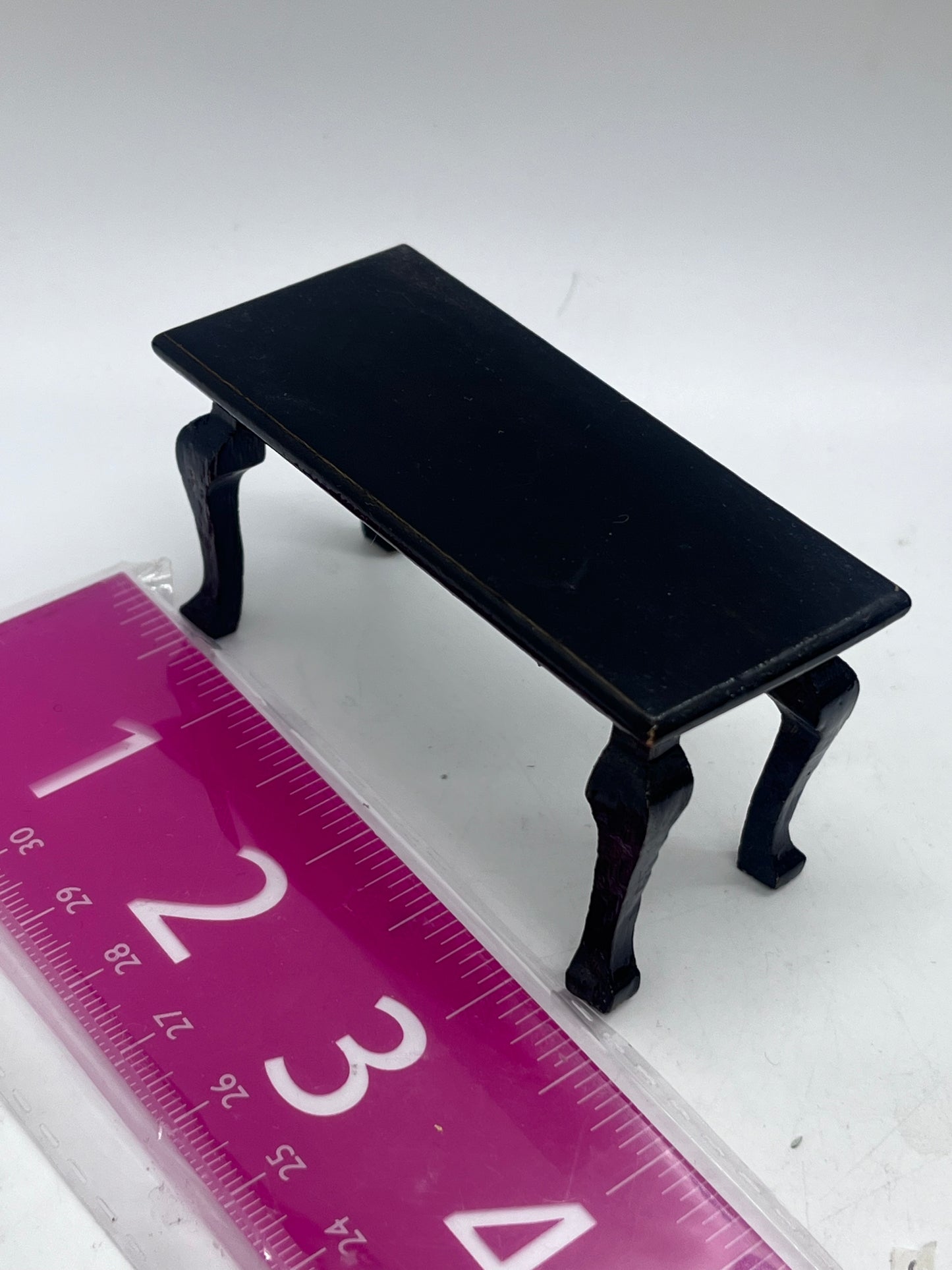 Dolls house coffee table in 1/12th scale.