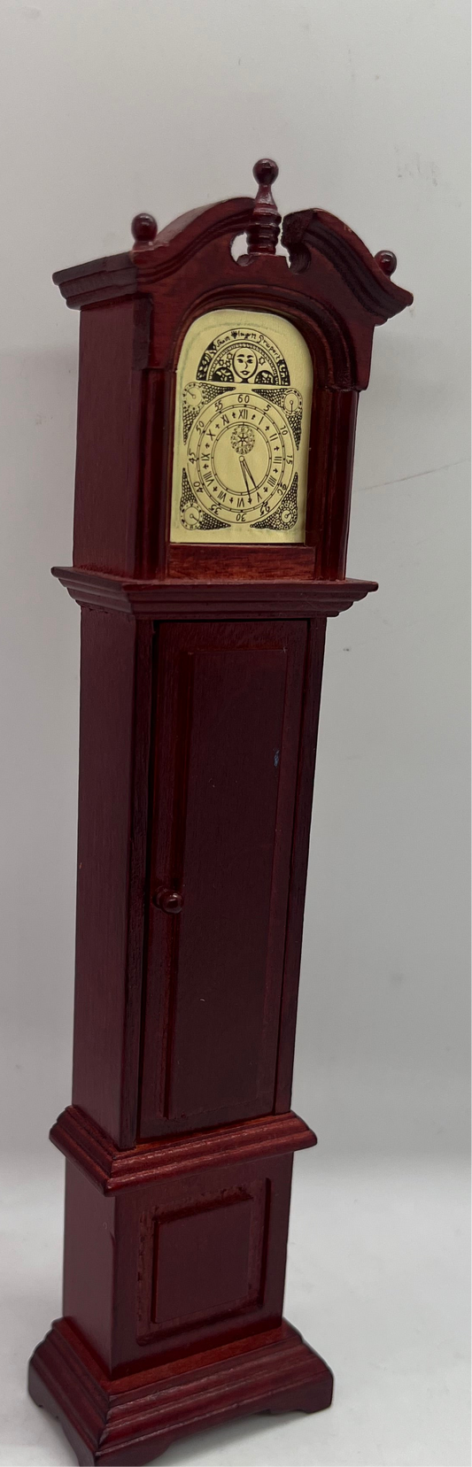 Dolls house Grandfather clock in 1/12th scale