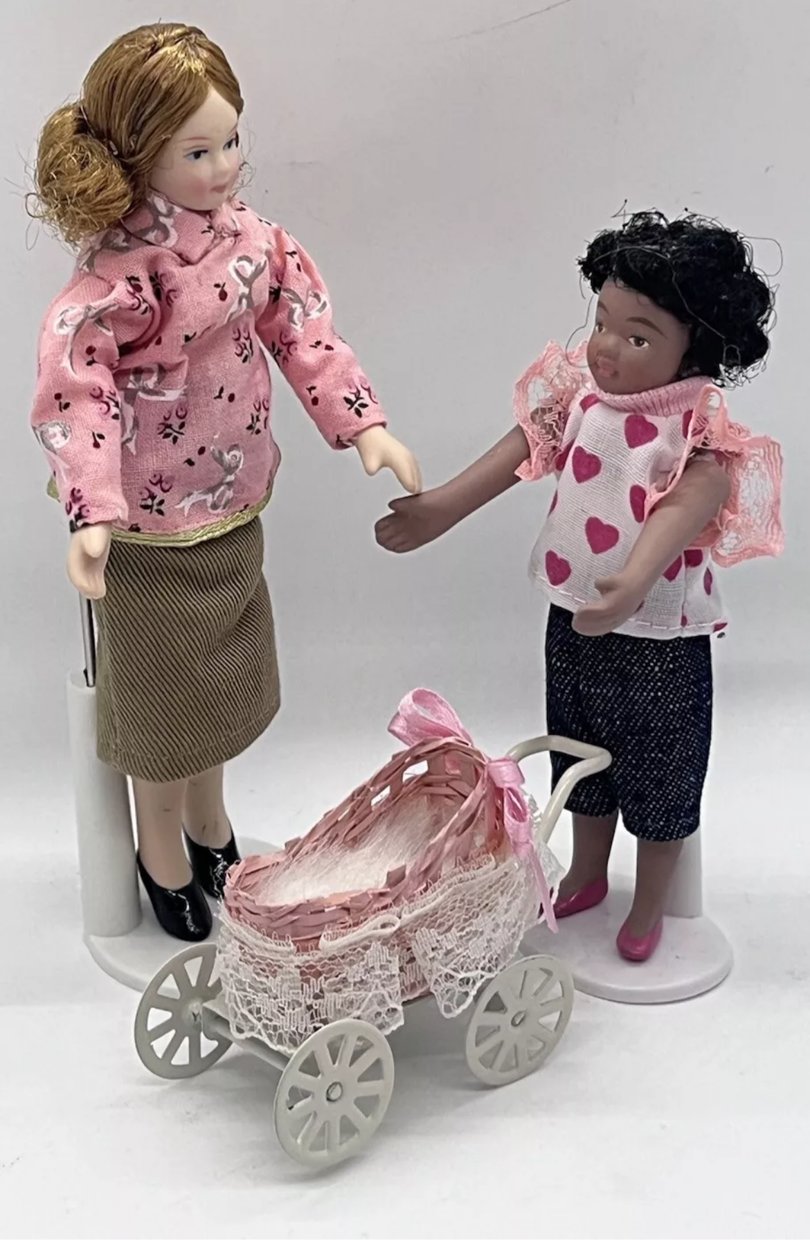 Dolls house nursery pram