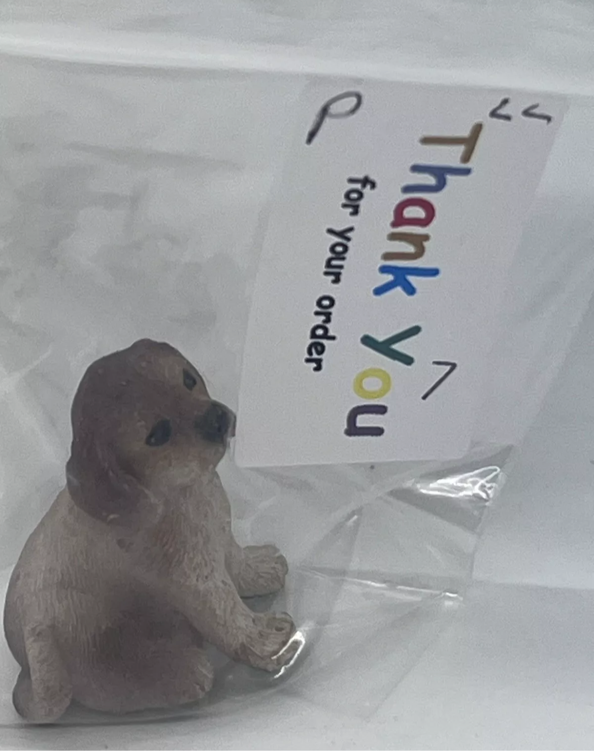 Dolls house dog resin