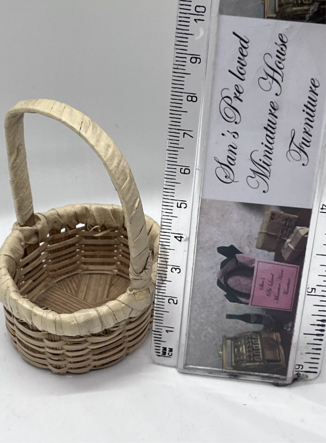 Dolls house large basket