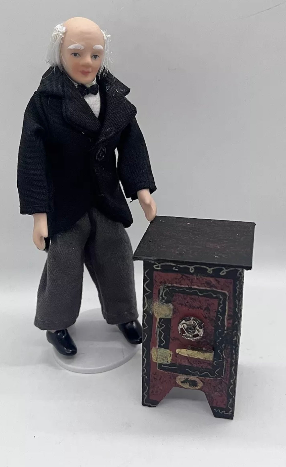 Dolls house Victorian safe (thick card) handmade