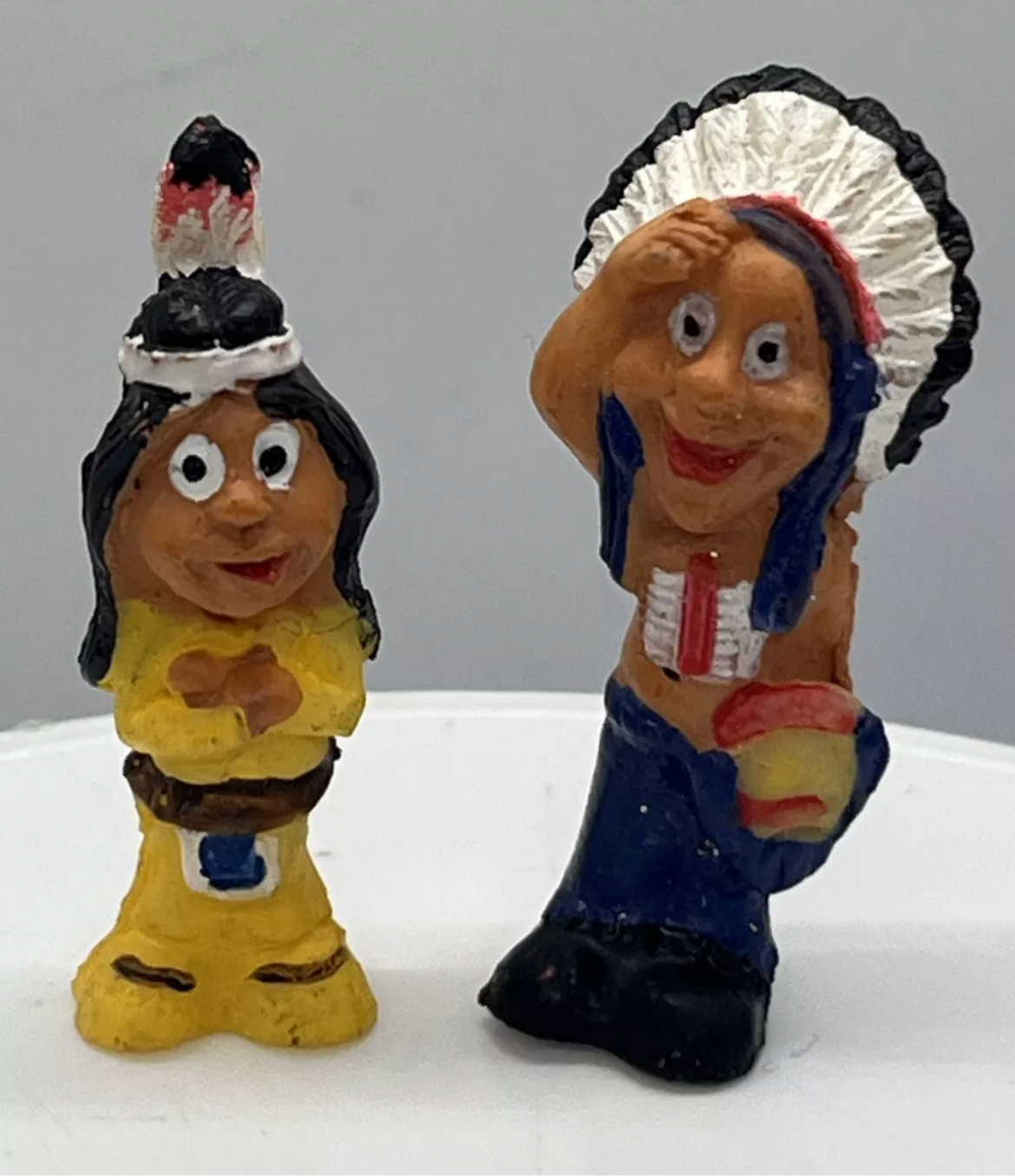 Dolls house cowboy and Indian 1940, 1950, 1960