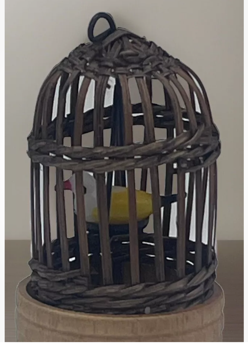Dolls house bird cage