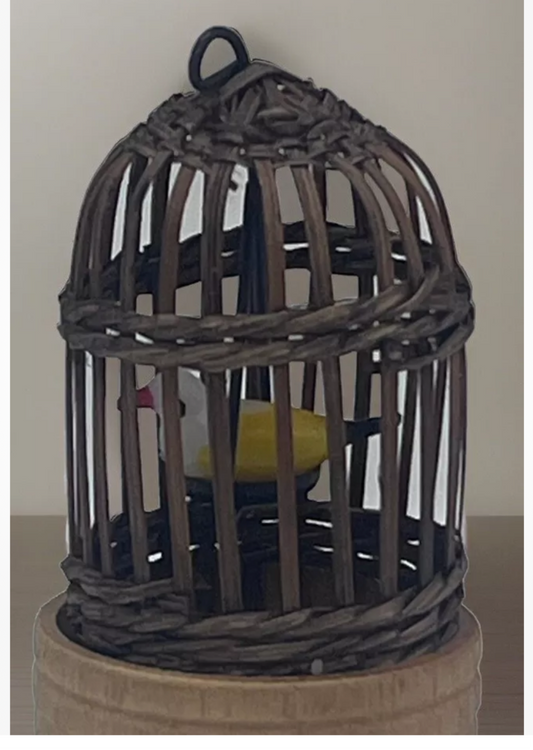 Dolls house bird cage