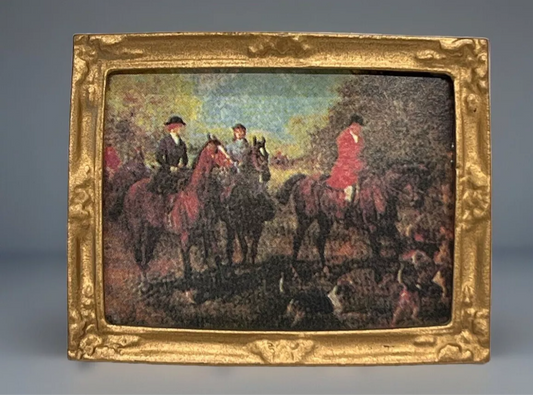 Dolls house print in frame
