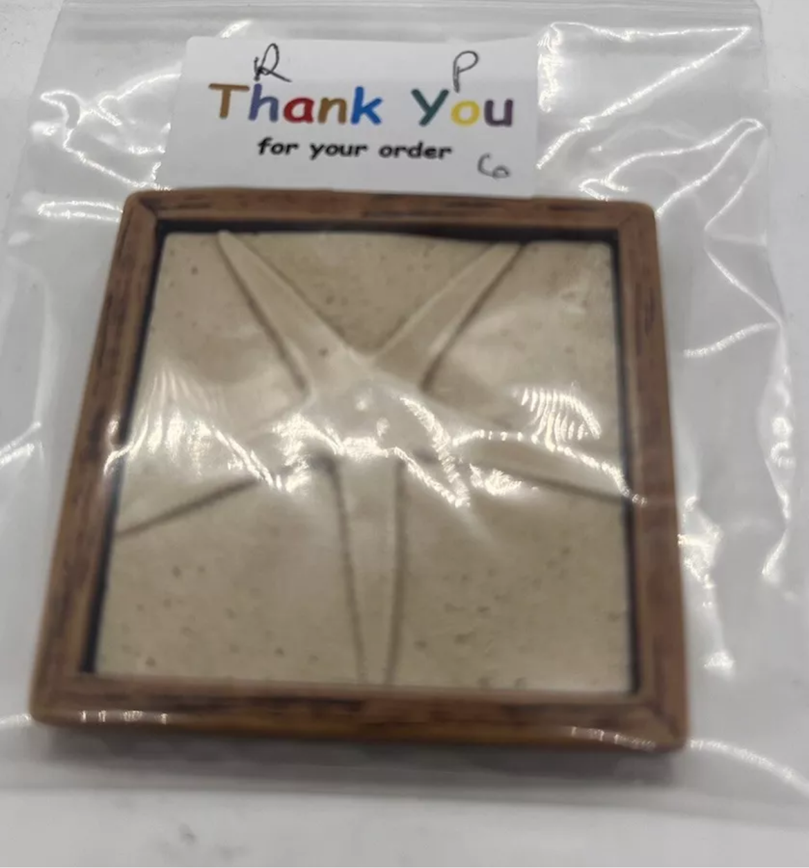 Dolls house resin wall plaque by Tiny Box