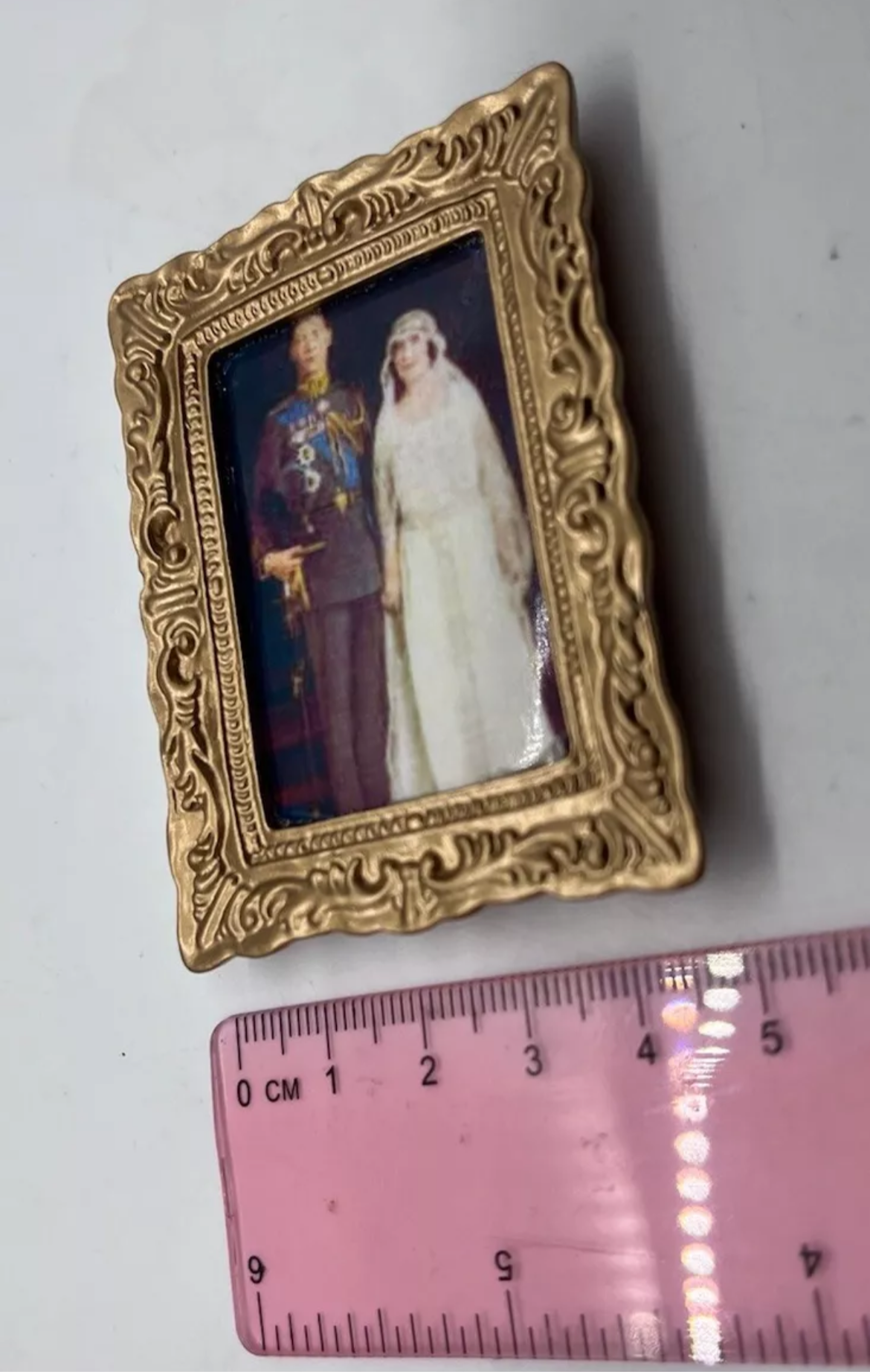 Dolls house print in frame royal wedding