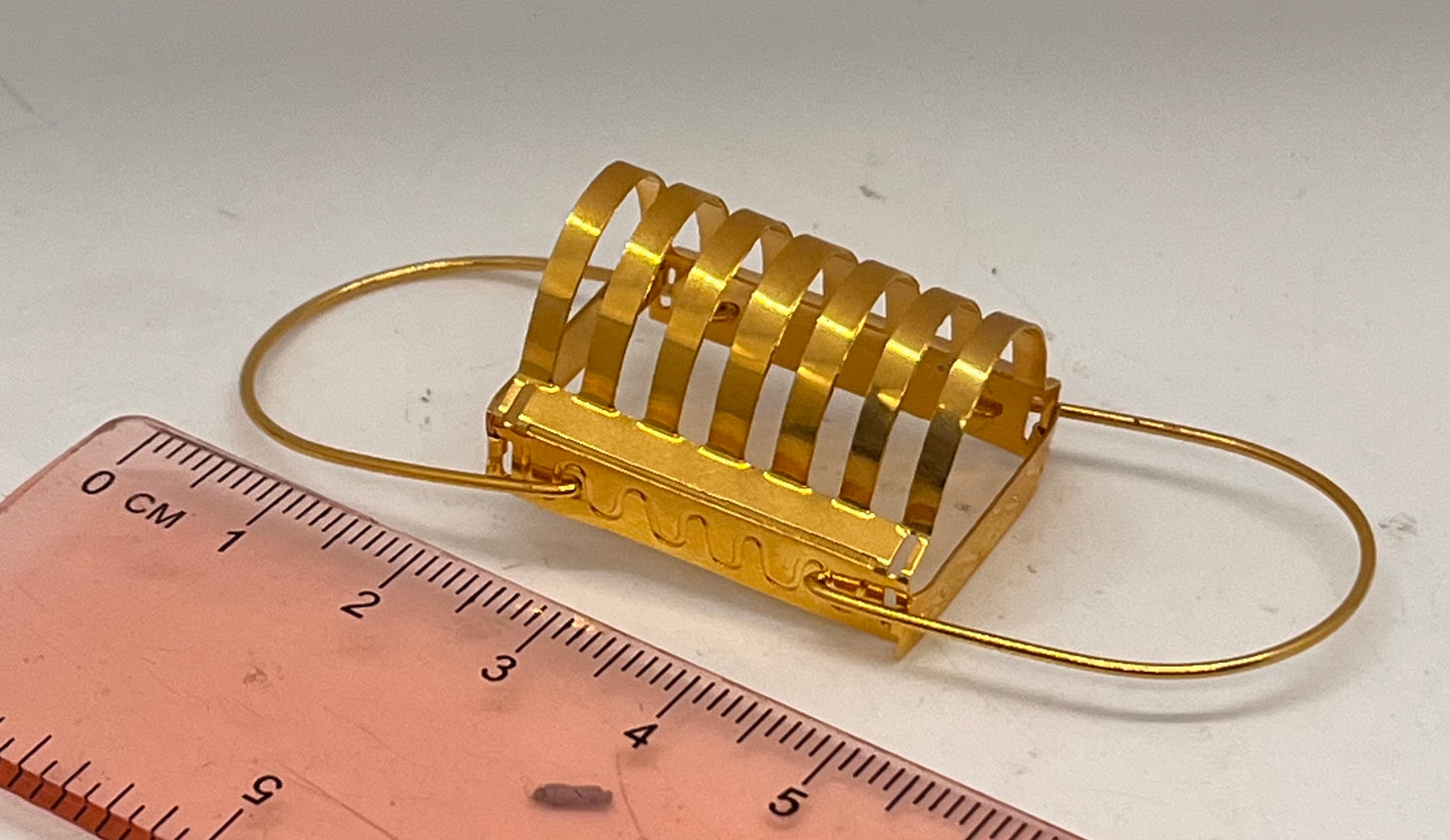 Dolls house toast rack large 1/12th scale?