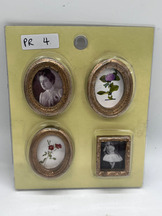 Dolls house set of 4 prints