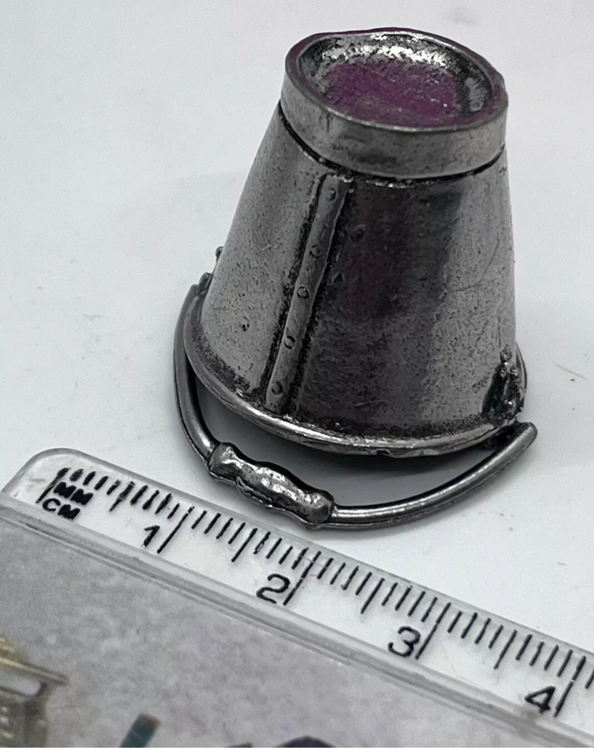Dolls house pewter bucket