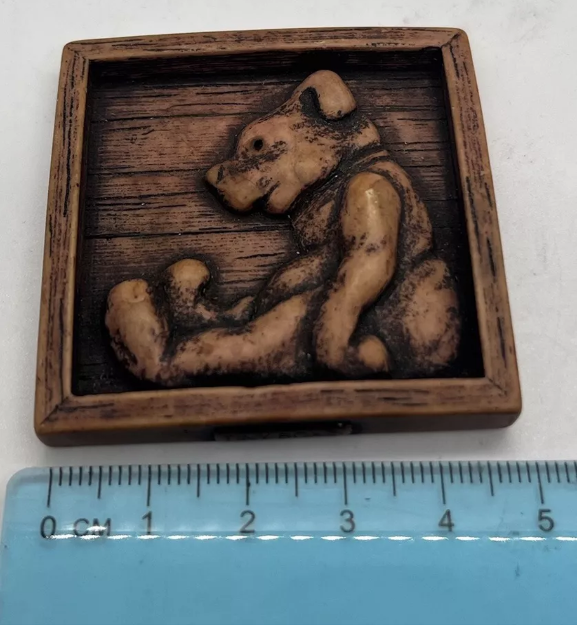 Dolls house resin wall plaque by Tiny Box