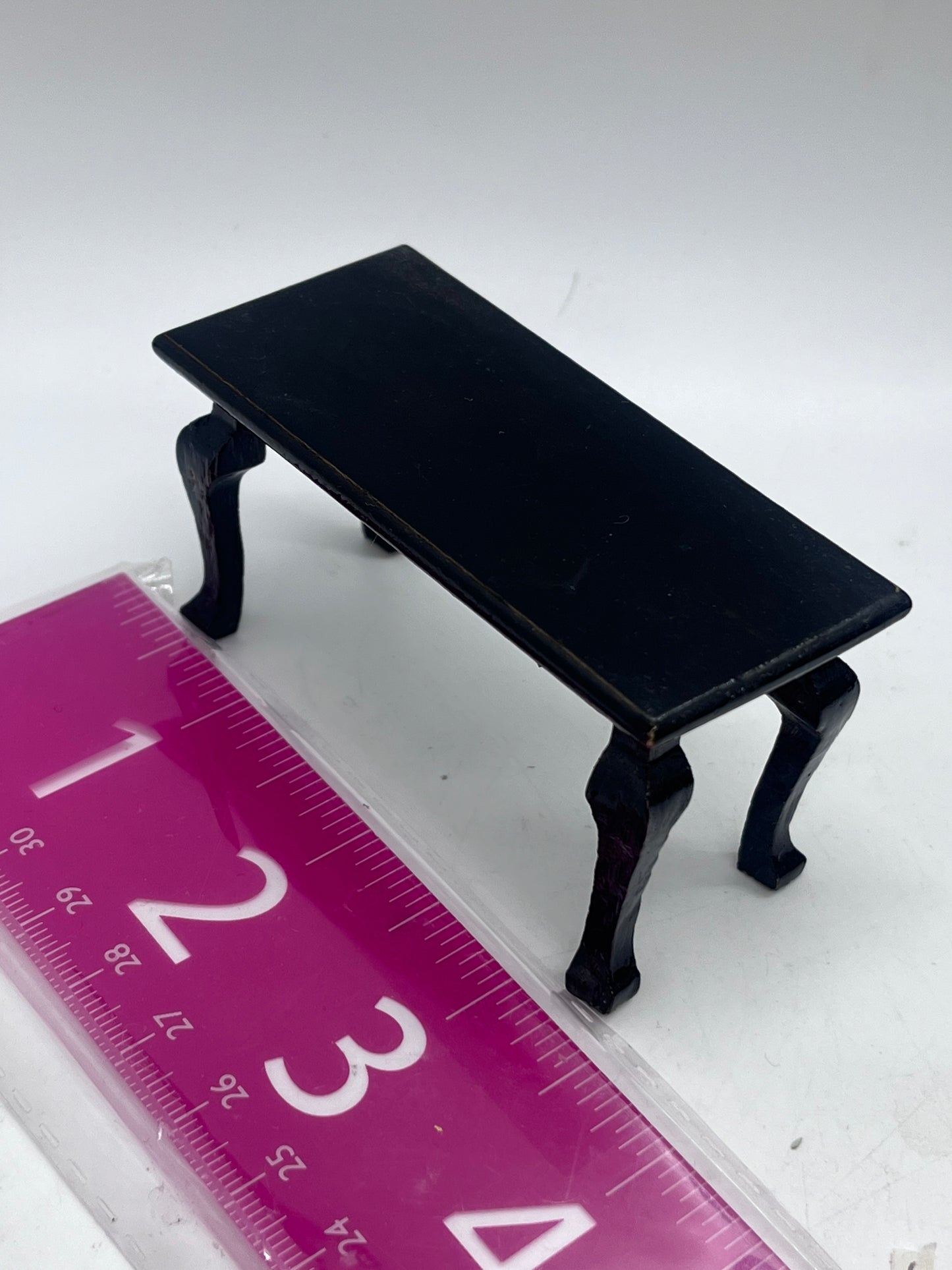 Dolls house coffee table in 1/12th scale.
