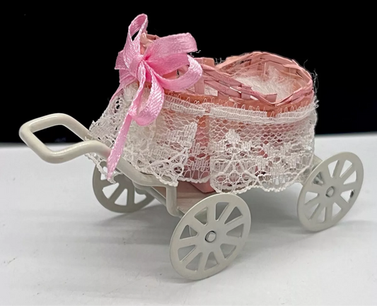 Dolls house nursery pram