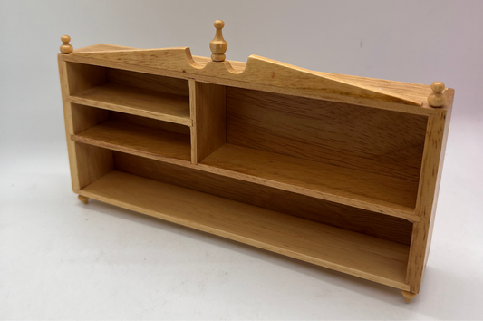 Dolls house large wall unit in pine