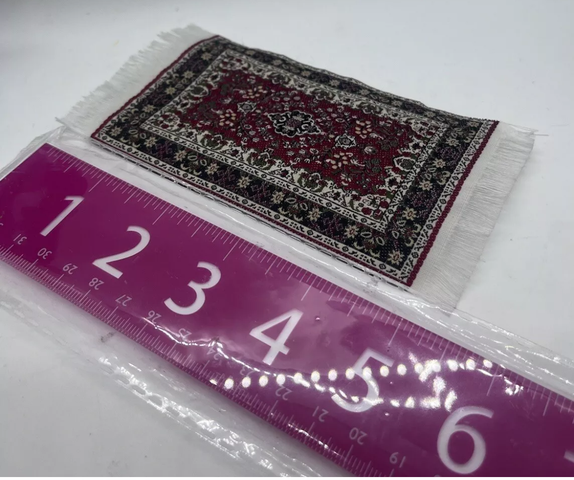 Dolls house rug medium 5 plus inch