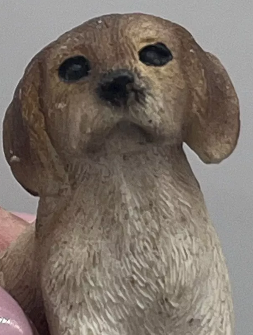 Dolls house dog resin
