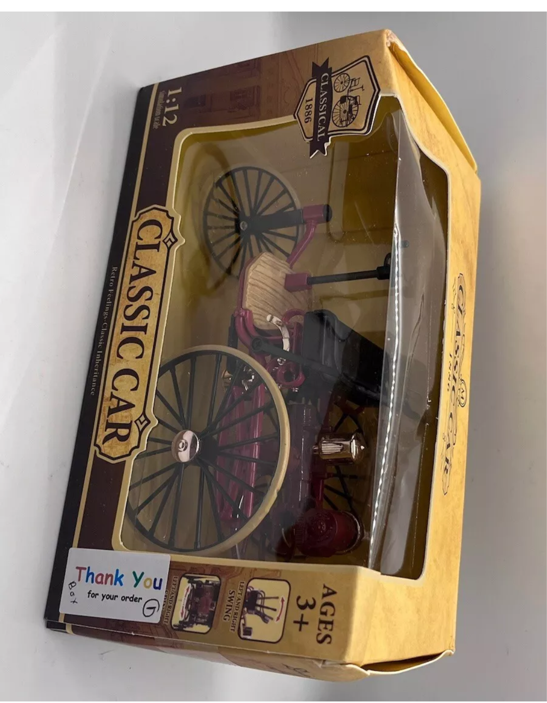 Dolls house Victorian car new in box