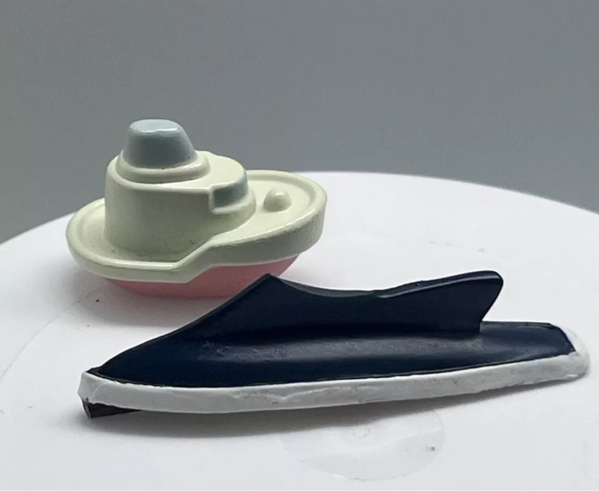Dolls house toy boats