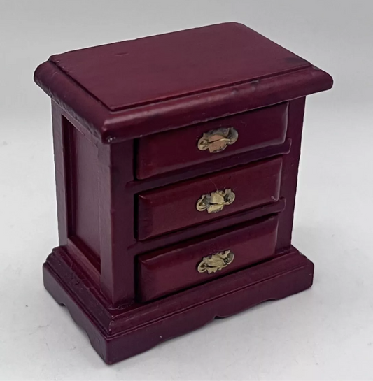 Dolls house bedside cabinet
