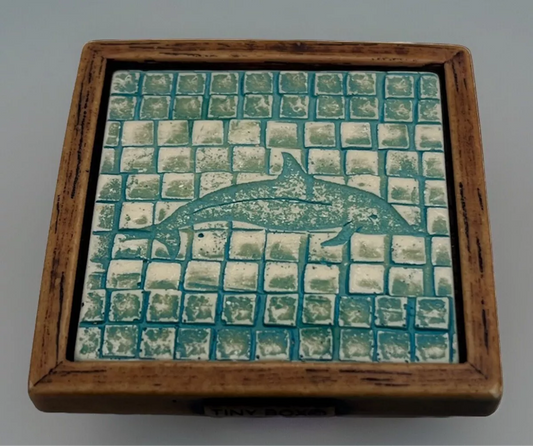 Dolls house resin wall plaque by Tiny Box