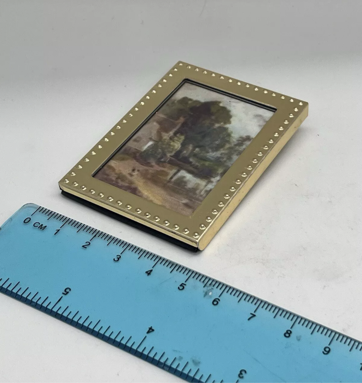 Dolls house print in frame