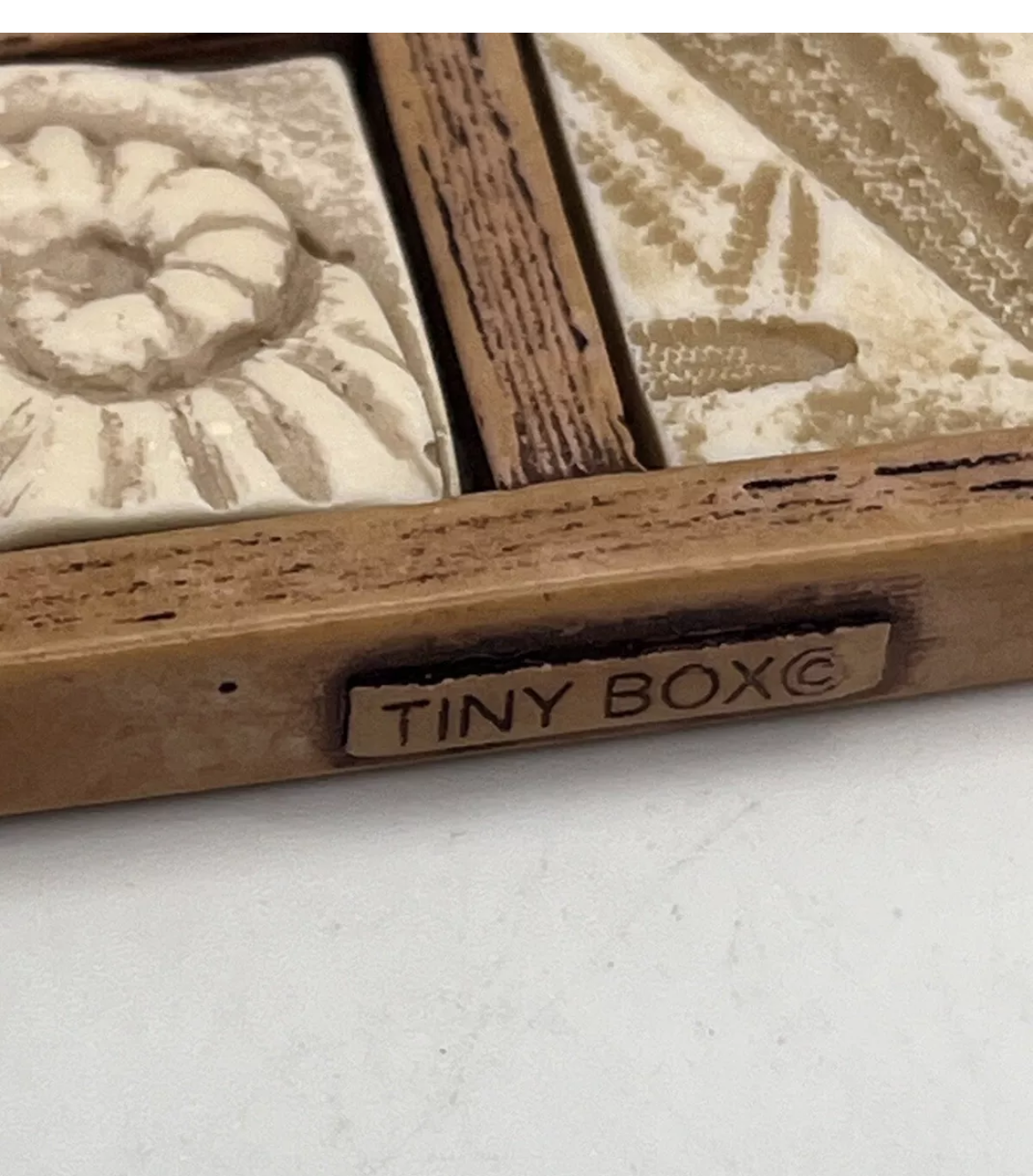 Dolls house resin wall plaque by Tiny Box