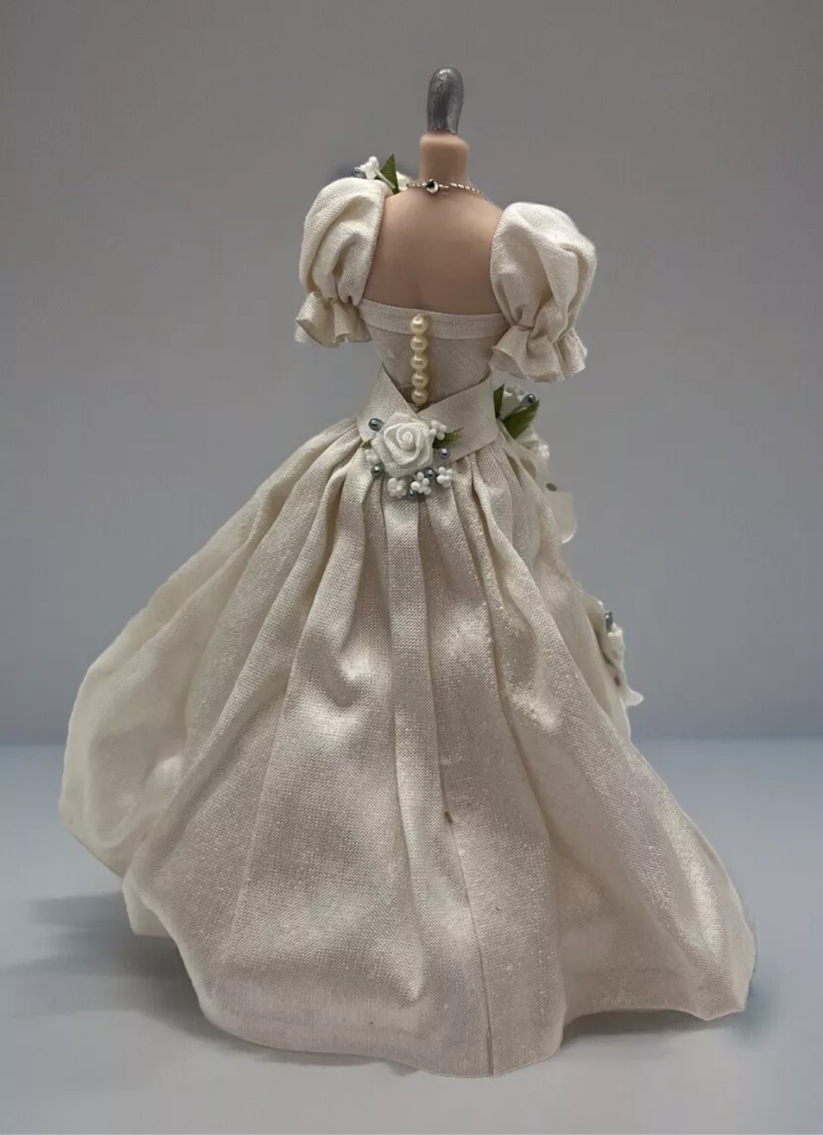 Dolls house mannequin bridal shop wedding