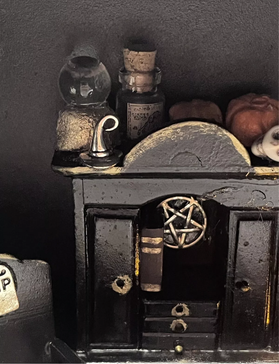 Dolls house Halloween lantern handmade