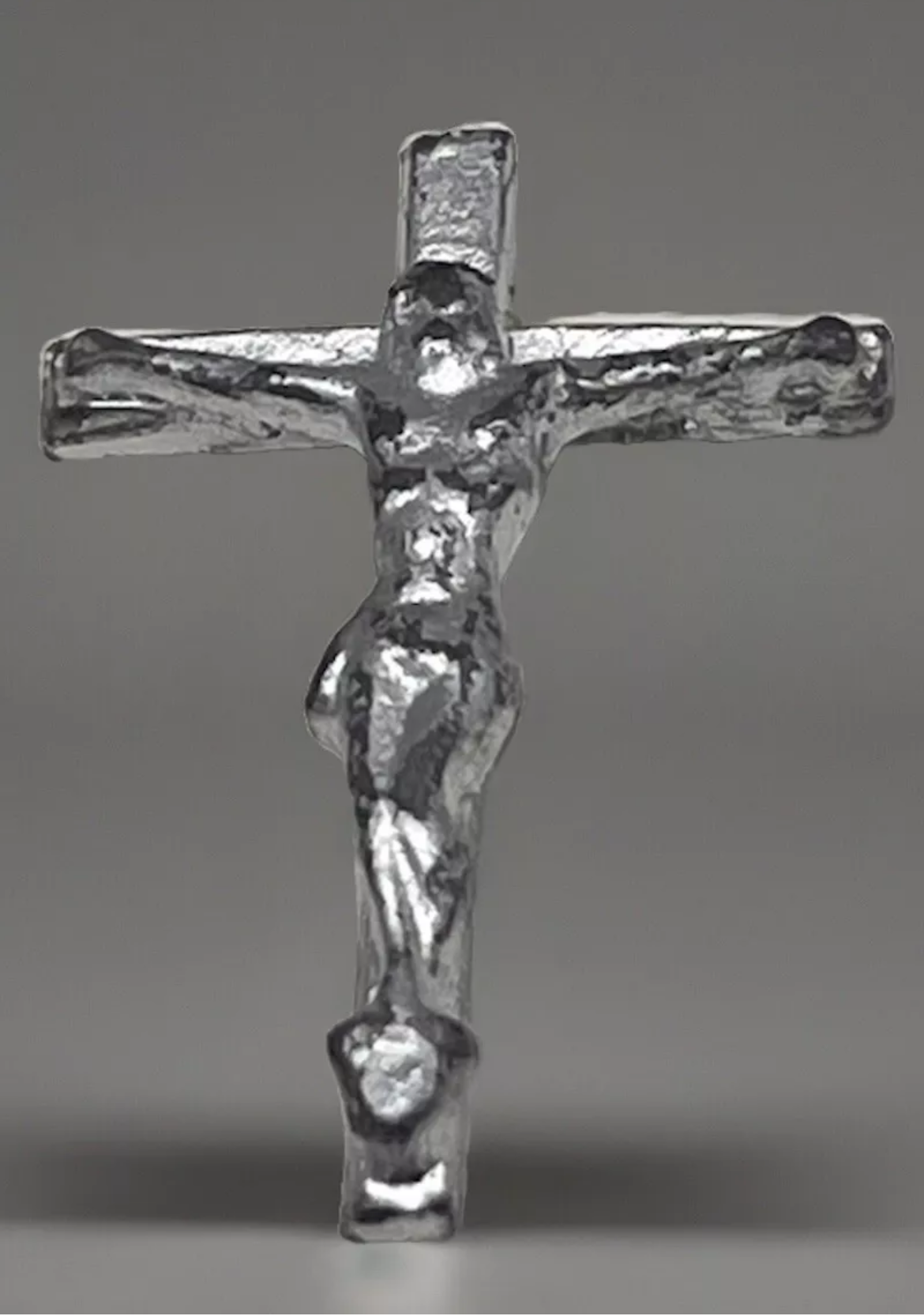 Dolls house crucifix for wall metal