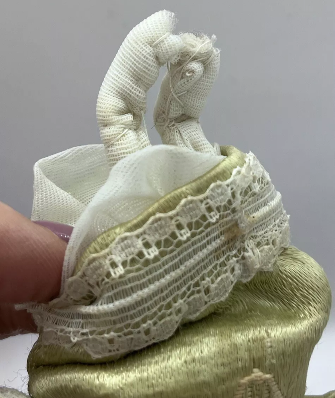 Dolls house antique doll 1/16th?? Scale