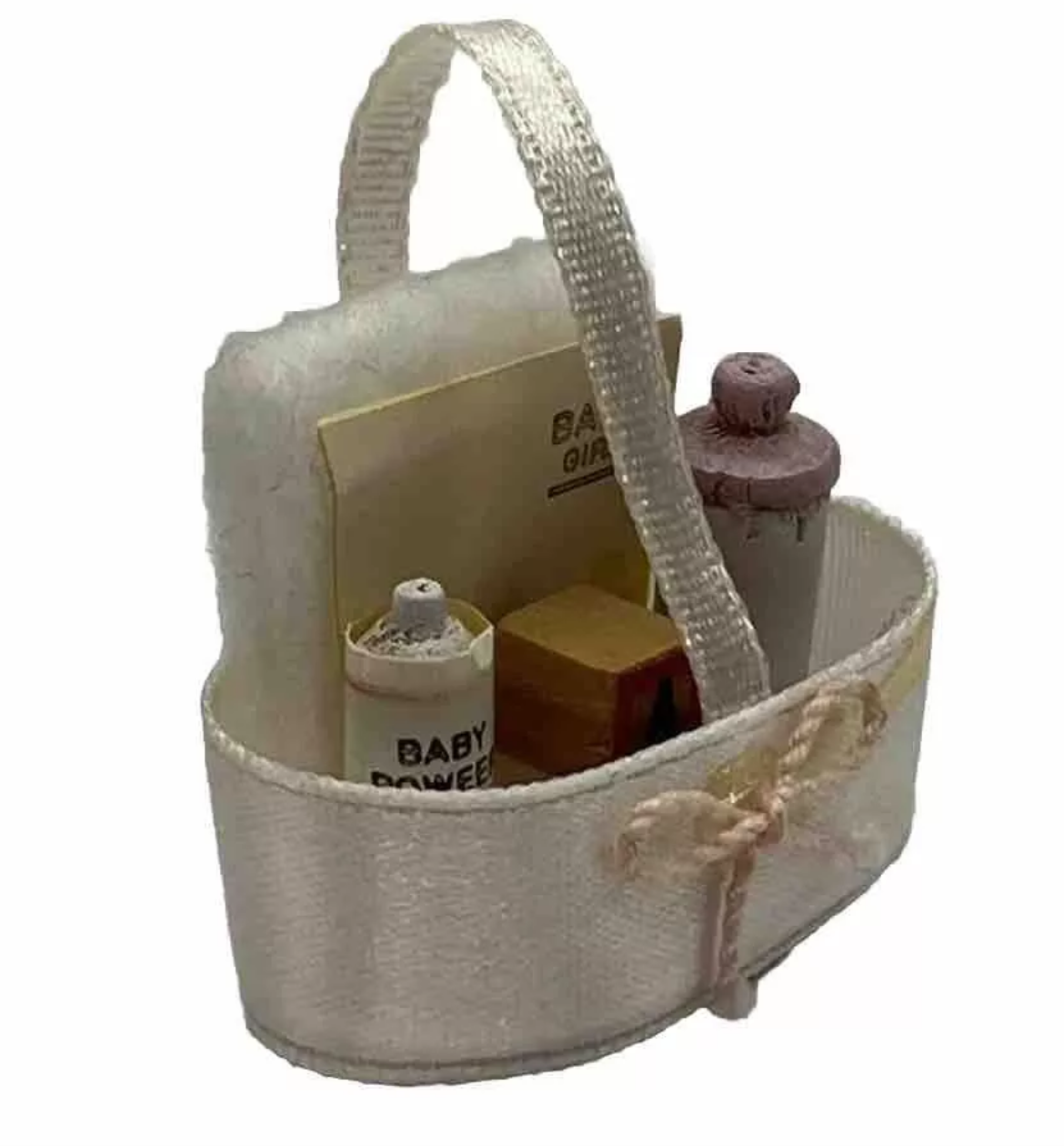 Dolls house nursery basket