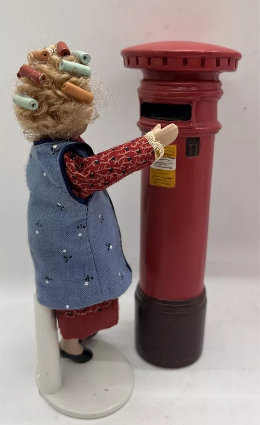 Dolls house modern postbox